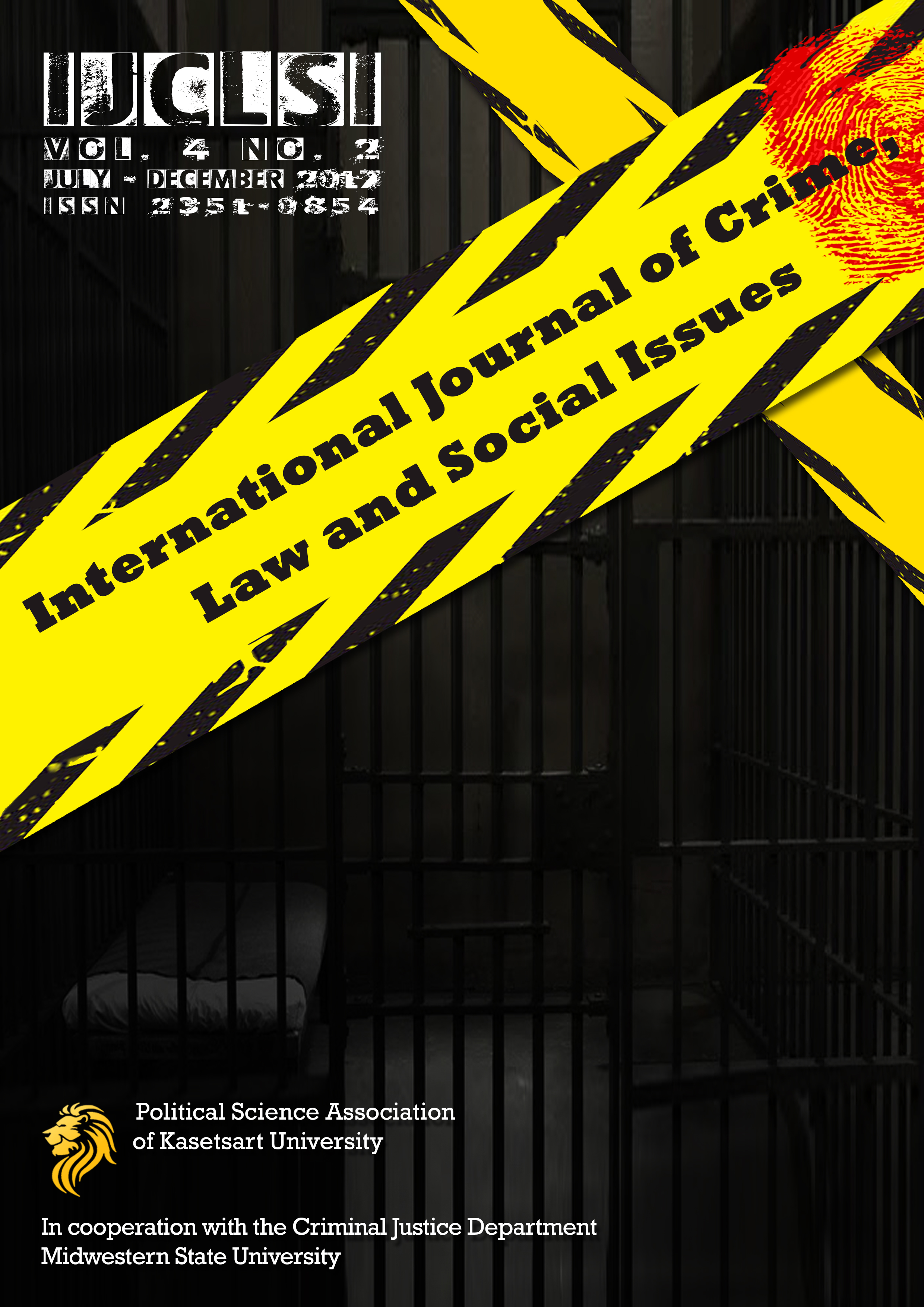 					View Vol. 4 No. 2 (2017): International Journal of Crime, Law and Social Issues
				
