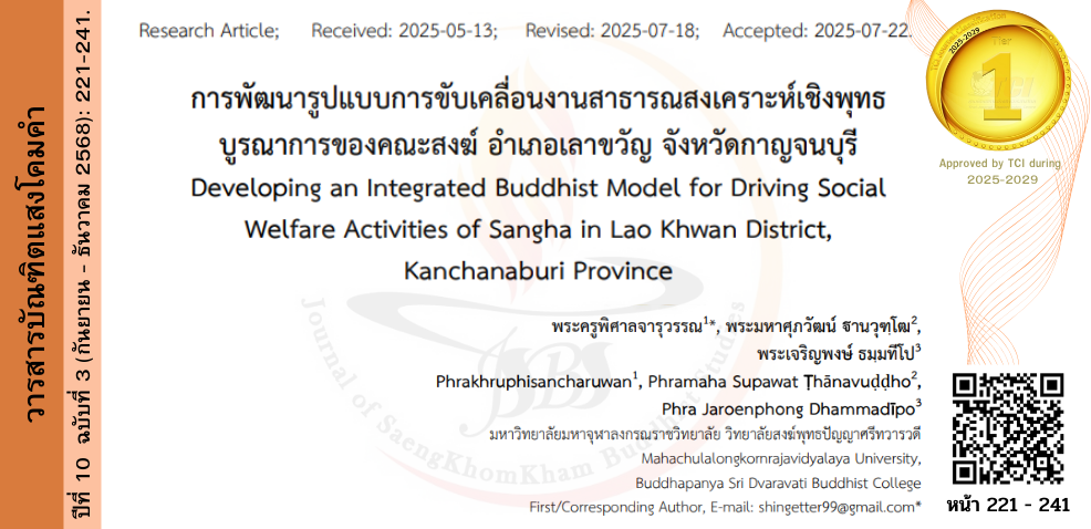 วารสารบัณฑิตแสงโคมคำ #JSBS #มจร. พะเยา